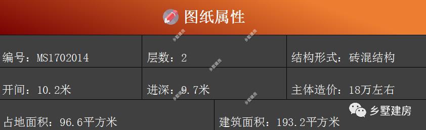 11*10米新農(nóng)村2層自建小別墅設(shè)計圖，戶型經(jīng)典