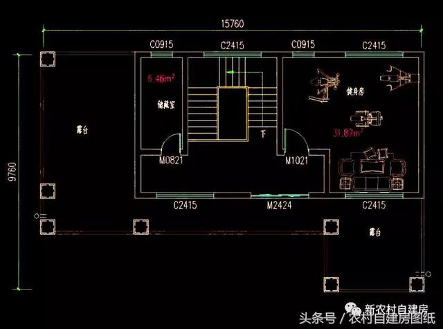 四層半別墅設(shè)計圖，豪華大氣，子子孫孫都夠用了