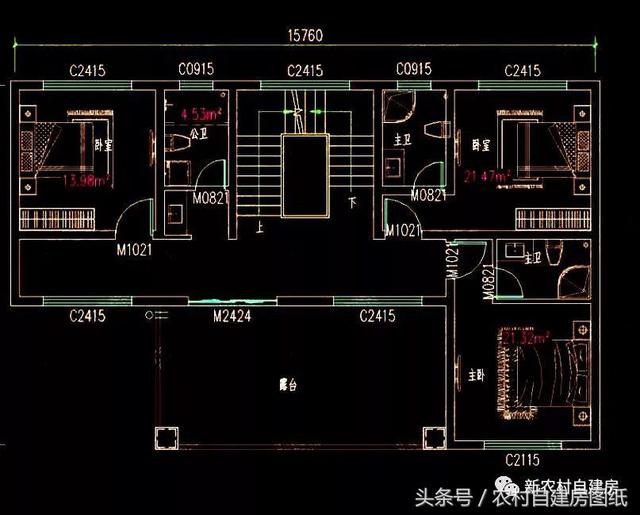 四層半別墅設(shè)計圖，豪華大氣，子子孫孫都夠用了