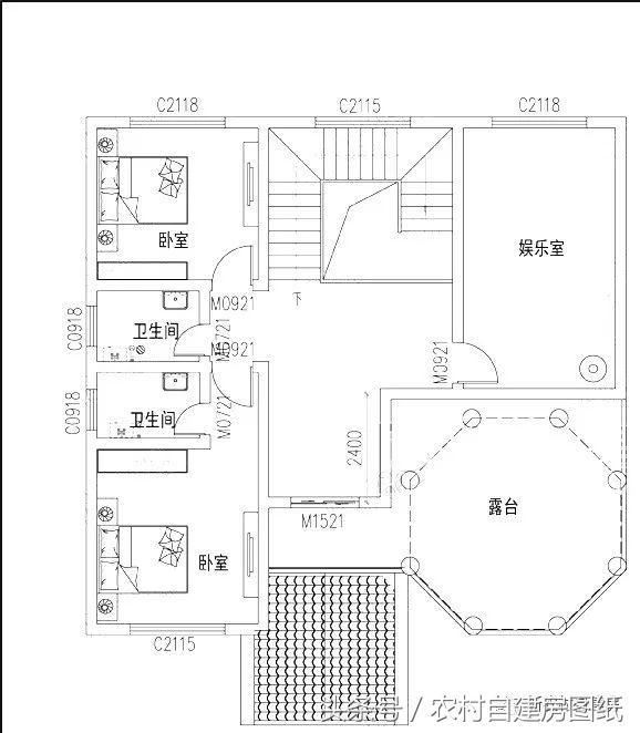 三款帶走廊和側(cè)門的歐式建筑別墅設(shè)計(jì)圖，不僅高端風(fēng)景也是極好