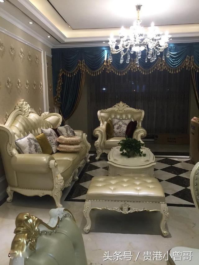 新房花了20萬請表哥裝修完工，全屋真漂亮，電視墻特別搶眼！