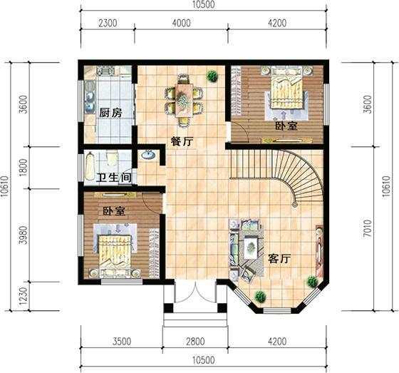 五款精致到?jīng)]有朋友的別墅設(shè)計(jì)圖，超高顏值實(shí)惠造價(jià)，受農(nóng)村人喜愛(ài)不是沒(méi)原因的