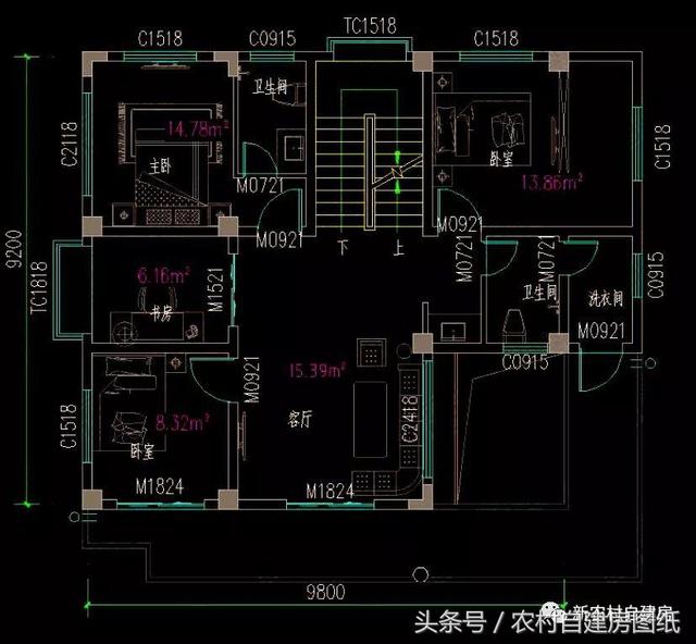 五款現(xiàn)代風農(nóng)村別墅設計圖，極簡主義，90后的最愛