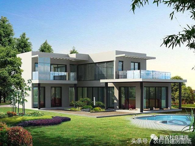 五款現(xiàn)代風農(nóng)村別墅設計圖，極簡主義，90后的最愛