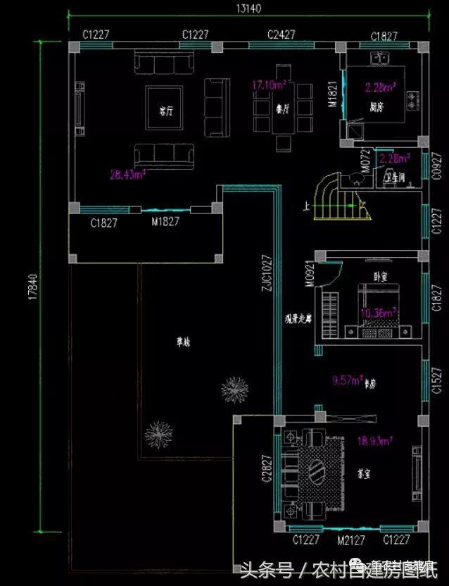 五款現(xiàn)代風農(nóng)村別墅設計圖，極簡主義，90后的最愛