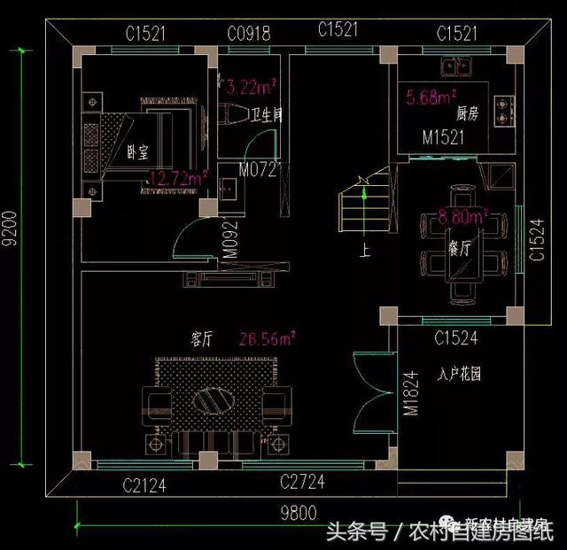五款現(xiàn)代風農(nóng)村別墅設計圖，極簡主義，90后的最愛