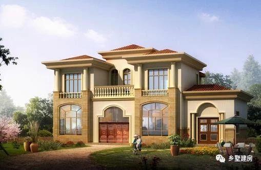 11X10米三層農(nóng)村小別墅，旋轉(zhuǎn)樓梯+雙露臺，布局滿分不怕驕傲！