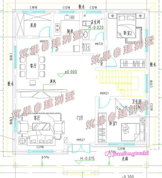 150平米9臥三層農(nóng)村自建房，造價(jià)40萬(wàn)，臥室足夠多，靈活性強(qiáng)