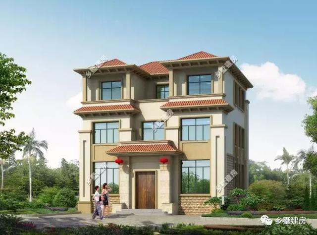 12x9的別墅設(shè)計(jì)圖，帶有車庫和露臺(tái)，造價(jià)多少？附帶圖紙！