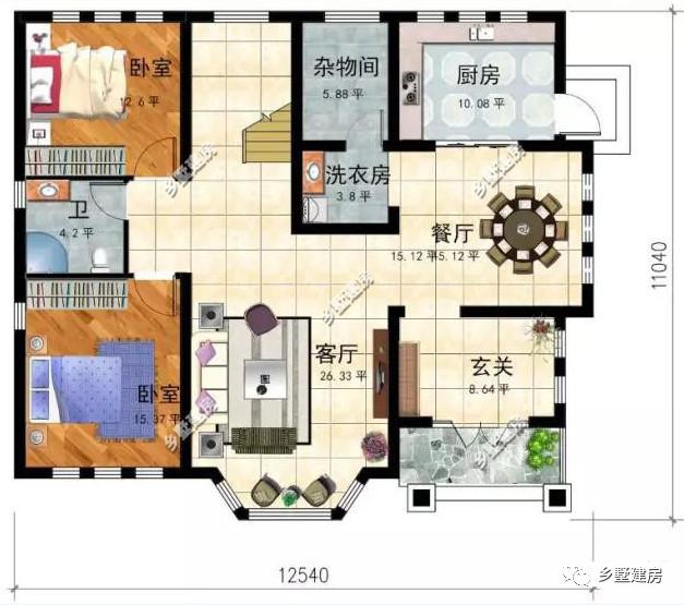 13x12的地基建什么樣的房子，這款別墅大家不考慮一下嗎？