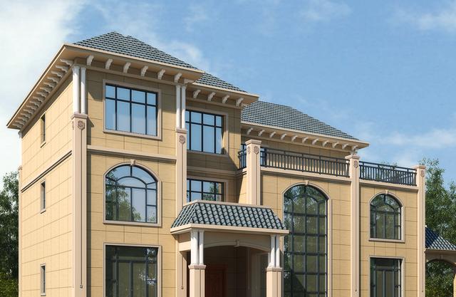 3款三層豪華歐式別墅，帶酒窖和電梯，高端大氣上檔次！