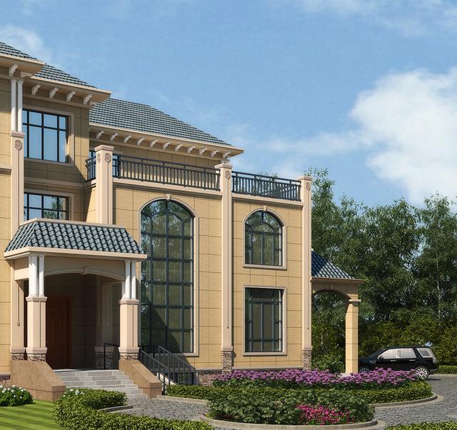 3款三層豪華歐式別墅，帶酒窖和電梯，高端大氣上檔次！