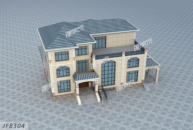 3款三層豪華歐式別墅，帶酒窖和電梯，高端大氣上檔次！