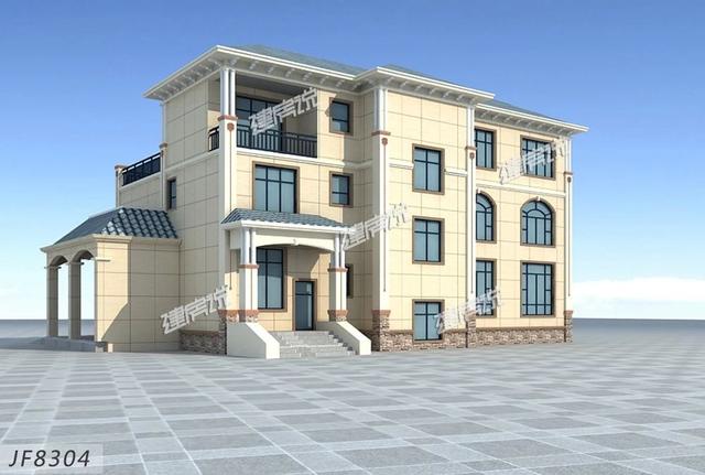 3款三層豪華歐式別墅，帶酒窖和電梯，高端大氣上檔次！