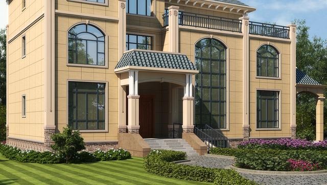 3款三層豪華歐式別墅，帶酒窖和電梯，高端大氣上檔次！