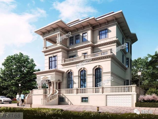 3款三層豪華歐式別墅，帶酒窖和電梯，高端大氣上檔次！