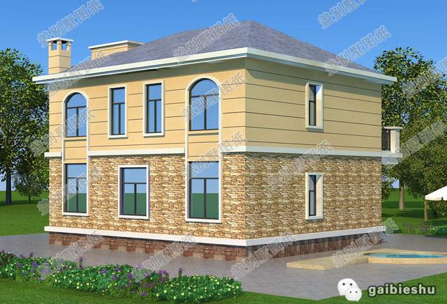 3廳7房二層農(nóng)村自建房，簡約大氣，耐看實(shí)用