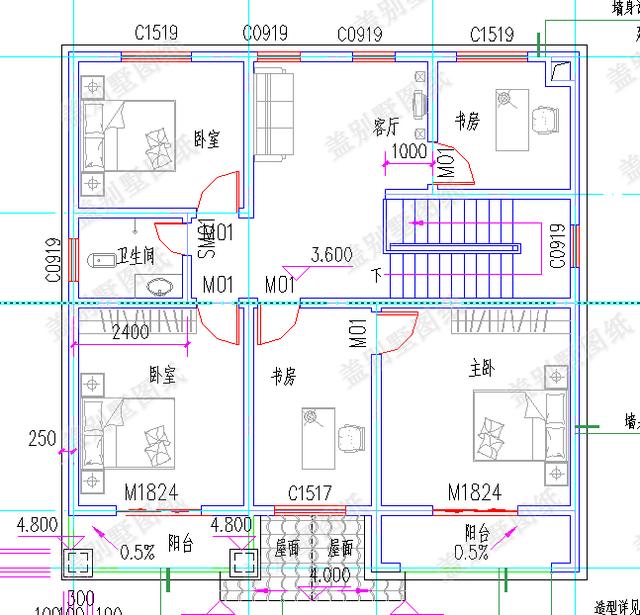 3廳7房二層農(nóng)村自建房，簡約大氣，耐看實(shí)用