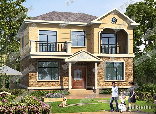 3廳7房二層農(nóng)村自建房，簡約大氣，耐看實(shí)用