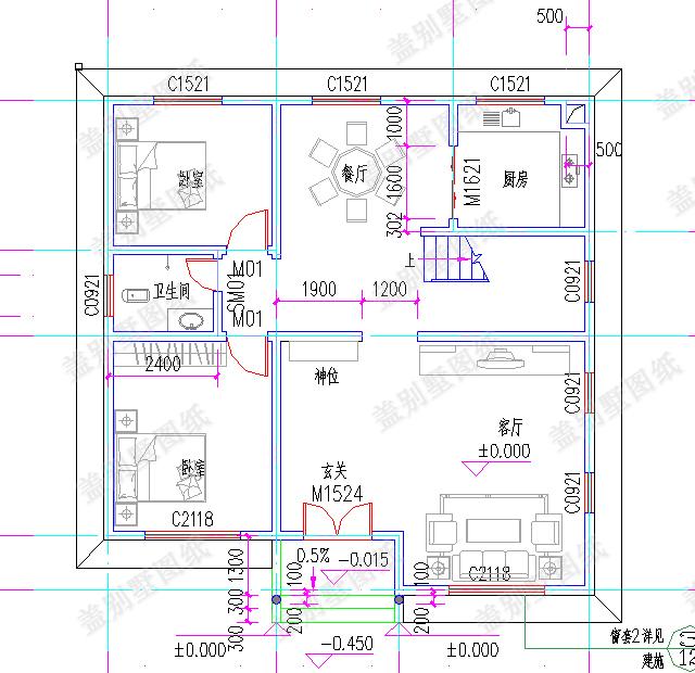 3廳7房二層農(nóng)村自建房，簡約大氣，耐看實(shí)用