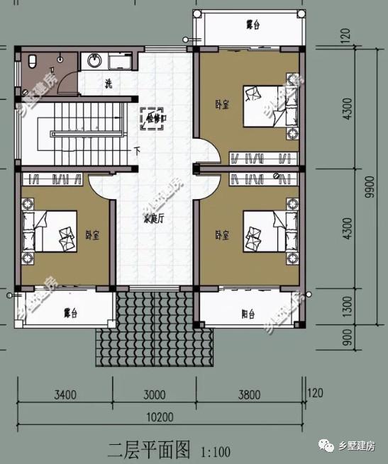 用20萬(wàn)就能建造二層別墅設(shè)計(jì)圖，掀起農(nóng)村建房熱潮，這么美的別墅，你還不心動(dòng)嗎？