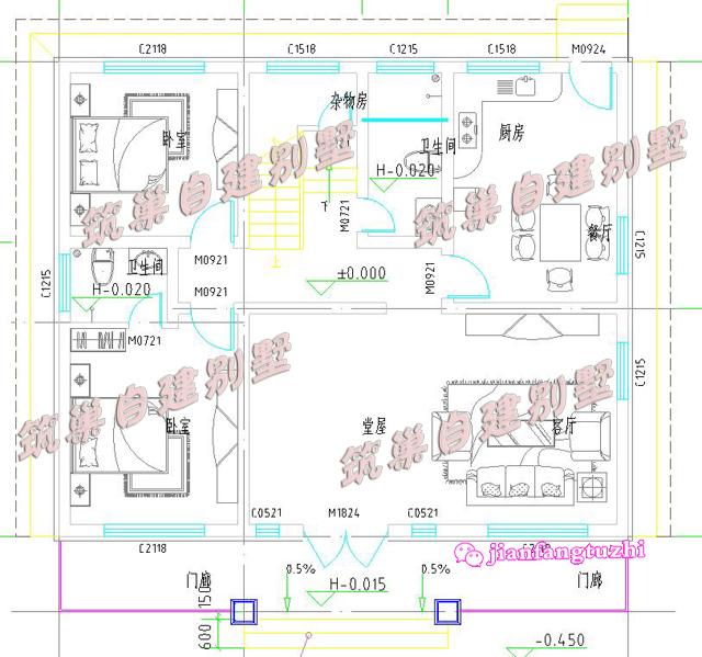 2款12x10米二層農(nóng)村自建房平屋頂PK坡屋頂，你喜歡哪個