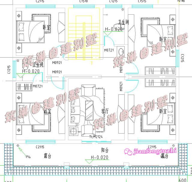 2款12x10米二層農(nóng)村自建房平屋頂PK坡屋頂，你喜歡哪個