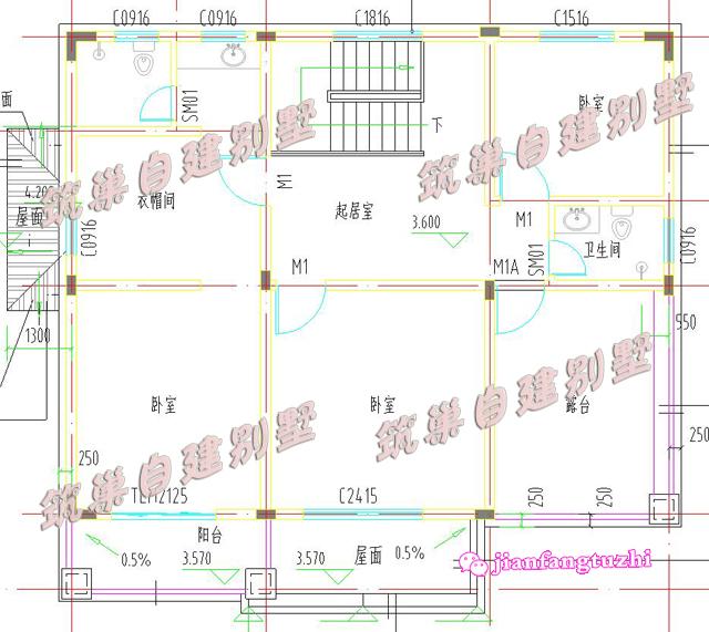 2款12x10米二層農(nóng)村自建房平屋頂PK坡屋頂，你喜歡哪個