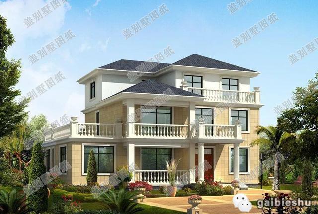 兩套造價50萬三層農村自建房，簡單實用