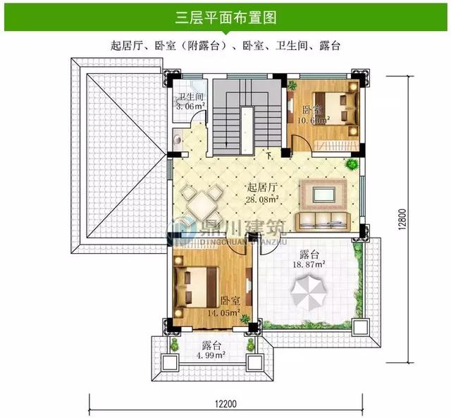 4套帶旋轉(zhuǎn)樓梯三層農(nóng)村別墅設(shè)計圖，復(fù)式設(shè)計很大氣，旋轉(zhuǎn)樓梯最驚艷！