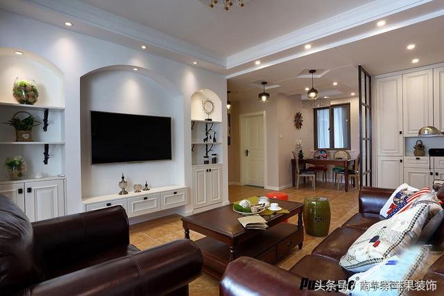 120平美式風(fēng)格裝修，色彩斑斕，開門一瞬間驚艷到自己了，非常美