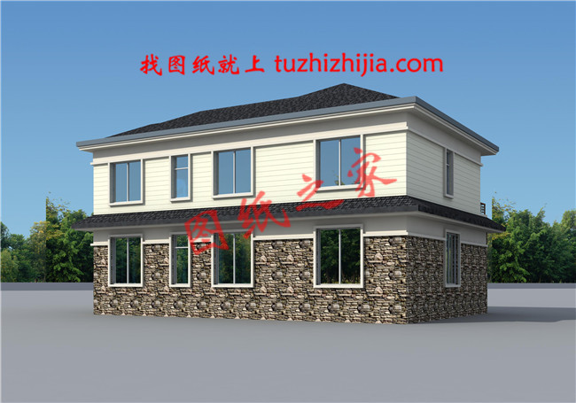 150平米田園風格二層別墅設計圖紙，沉穩(wěn)大氣有內(nèi)涵