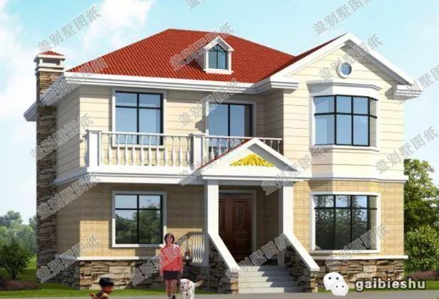 兩款開間約11米二層農村自建房，簡單實用，造價25萬，農村建房必選