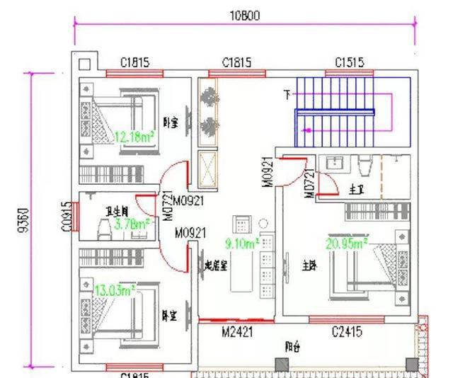 兩款開間約11米二層農村自建房，簡單實用，造價25萬，農村建房必選