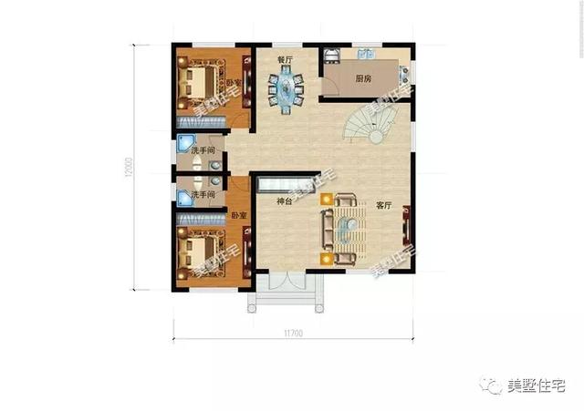 三層歐式農村別墅設計圖，11米X12米，既尊重傳統(tǒng)又能享受時尚，讓你想拒絕都難。