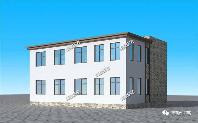 兩套造價30萬的二層別墅設(shè)計圖，外觀簡約時尚，建成養(yǎng)老剛剛好