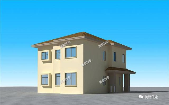 兩套造價30萬的二層別墅設(shè)計圖，外觀簡約時尚，建成養(yǎng)老剛剛好