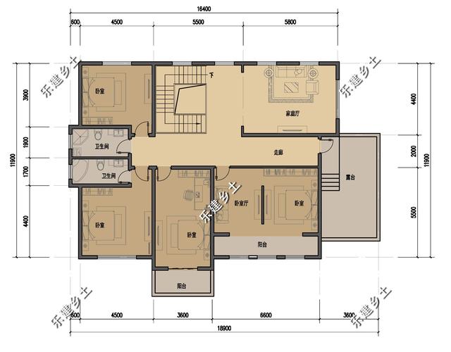 河北省任丘市王先生二層別墅設(shè)計圖，綜合歐式+中式的別墅特點，呈現(xiàn)出自然的柔美