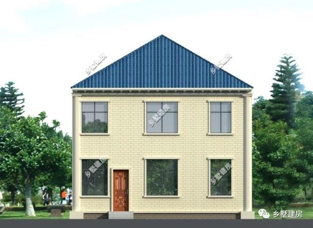 2棟二層農(nóng)村自建房，造價(jià)便宜，外型美觀大方，堪比城市豪宅，不信你來(lái)瞧一瞧？