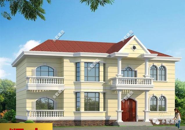 2棟二層農(nóng)村自建房，造價(jià)便宜，外型美觀大方，堪比城市豪宅，不信你來(lái)瞧一瞧？