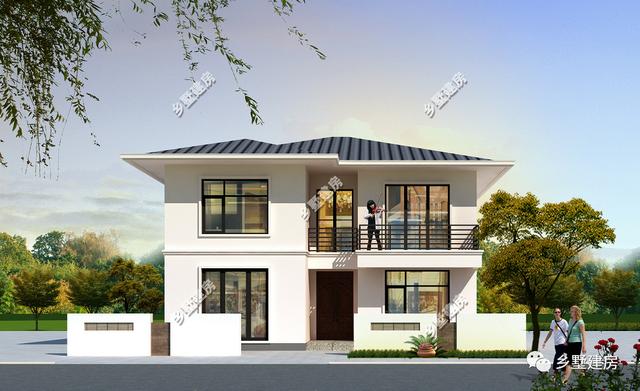 2棟二層農(nóng)村自建房，造價(jià)便宜，外型美觀大方，堪比城市豪宅，不信你來(lái)瞧一瞧？