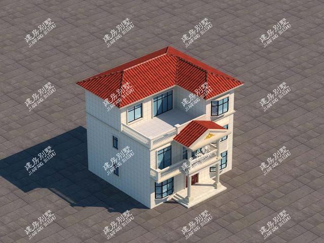 精致的三層歐式別墅設(shè)計(jì)圖，建造起來就是一道美麗的風(fēng)景線