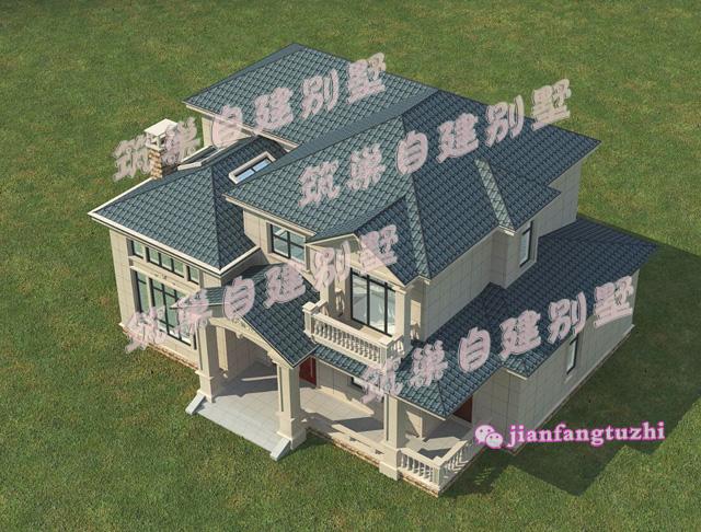 90后都喜歡的二層別墅設(shè)計圖，主體造價39萬，典雅、自然、高貴。