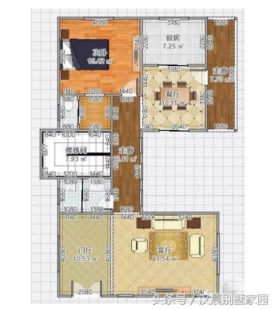 二層農(nóng)村中式別墅設(shè)計(jì)圖，簡(jiǎn)約又不簡(jiǎn)單，傳承隱逸精神！