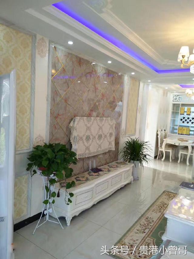 曬曬新房裝修老公花了26萬，效果非常好，全屋定制的柜子很喜歡，電視墻很漂亮