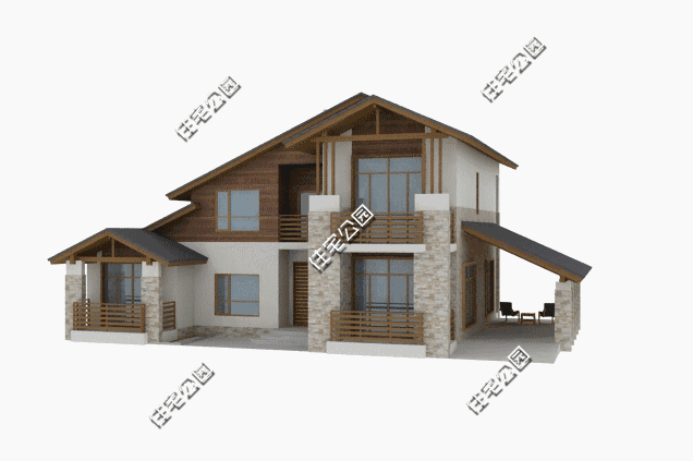 一層半農(nóng)村養(yǎng)老自建房，東南亞建筑特色，大斜頂線條流暢，隨性自在，值得推薦