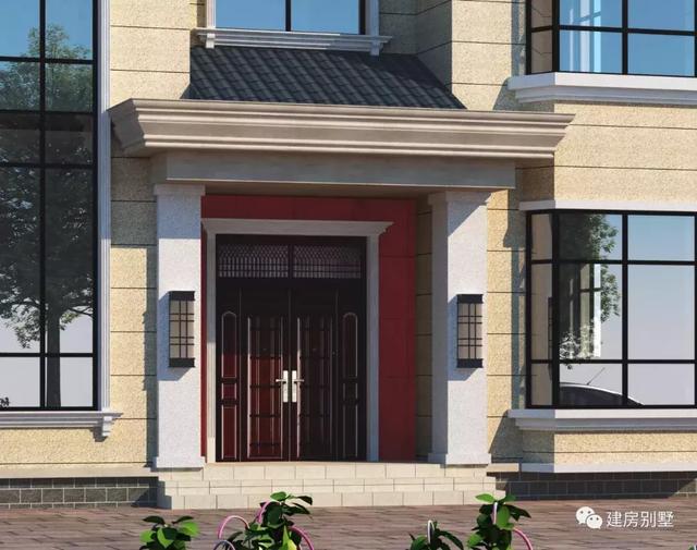 三層復式農村別墅設計圖，12×11米帶陽臺挑空大客廳，讓人向往的房子