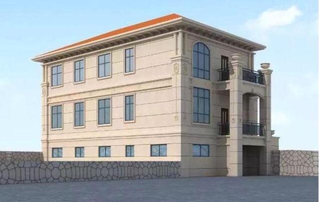 一款帶地下室的農(nóng)村二層自建別墅設(shè)計圖，外觀豪華，設(shè)計精美，50萬建成毛坯，看了的都說值