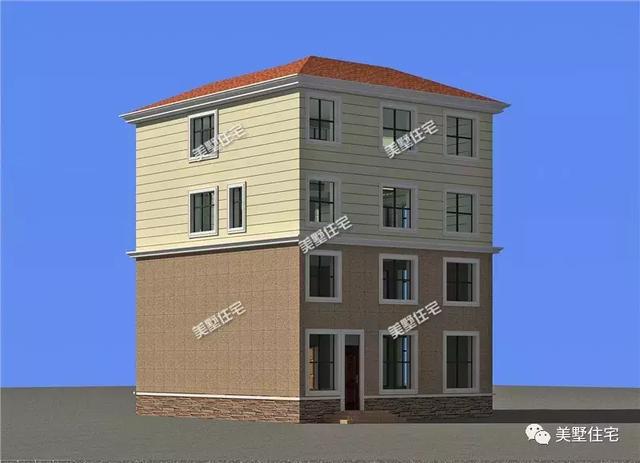 11X10米四層農(nóng)村別墅設(shè)計(jì)圖，車庫(kù)+大露臺(tái)+挑空客廳，住著舒服又寬敞