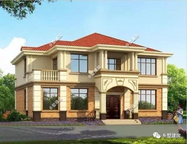 兩款二層別墅小洋房設計圖，造型新穎獨特，美觀大氣，新農(nóng)村建房的代表